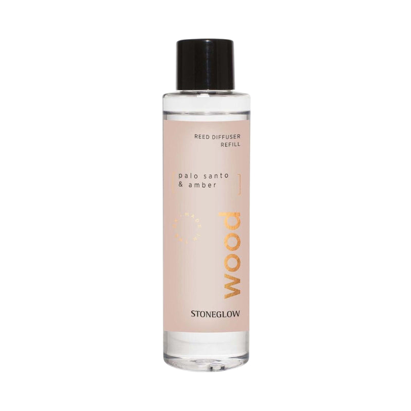 Elements Wood Reed Diffuser Refill | Palo Santo & Amber | 210ml