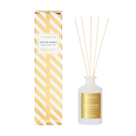 Festive Wishes Reed Diffuser | Orange, Cinnamon & Clove | 100ml