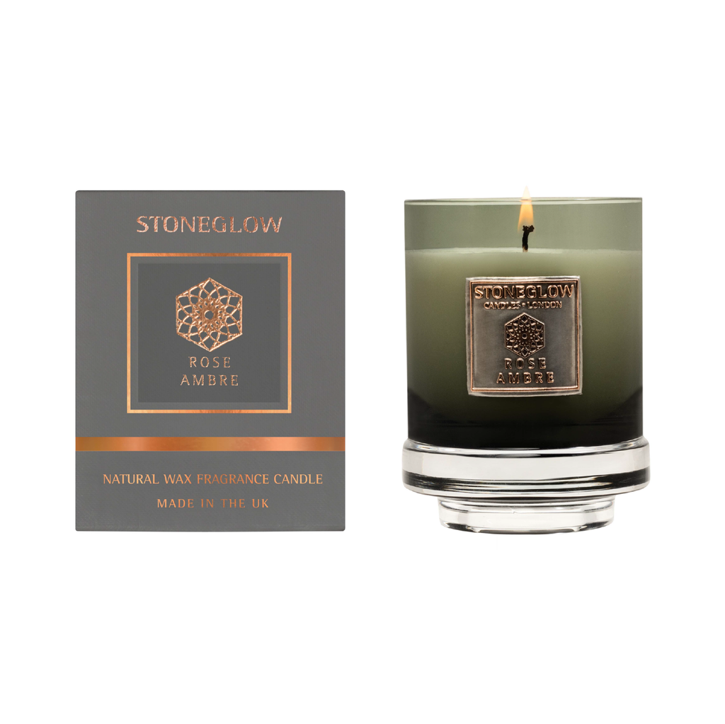 Metallique - Fleur Aquatica - Tall Scented Pillar Candle (73 X 160mm