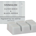 Modern Classics Soy Wax Melt Bar | Silver Birch & Black Pepper | 79g