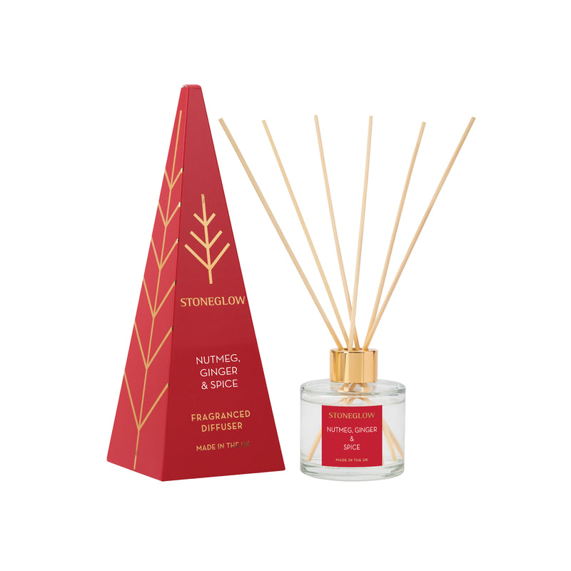 Festive Reed Diffuser | Nutmeg, Ginger & Spice | 100ml