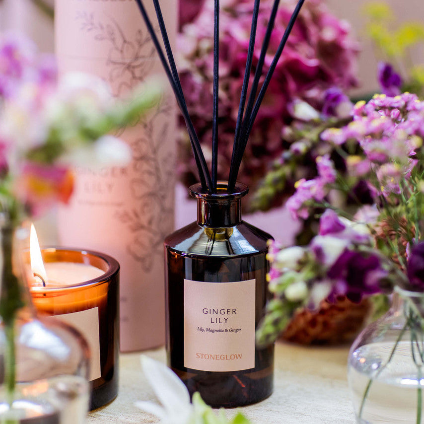 Stoneglow | The Walled Garden Reed Diffuser - Ginger Lily (160ml ...