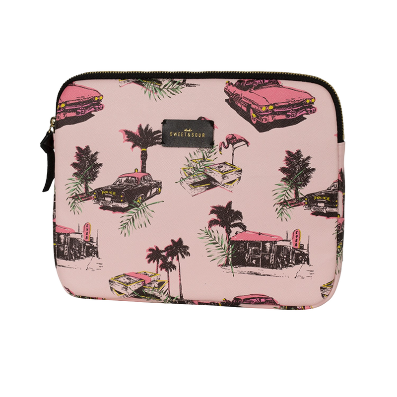Cadillac & Flamingo Tablet Sleeve | Pink | 9.7''