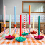 Festive Taper Candle | Green | 28cm