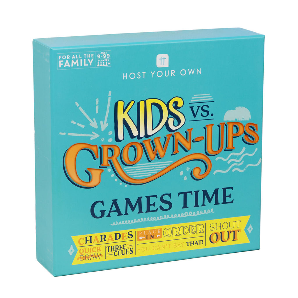 Talking Tables 'Host Your Own Kids vs. GrownUps' Board Game About Living