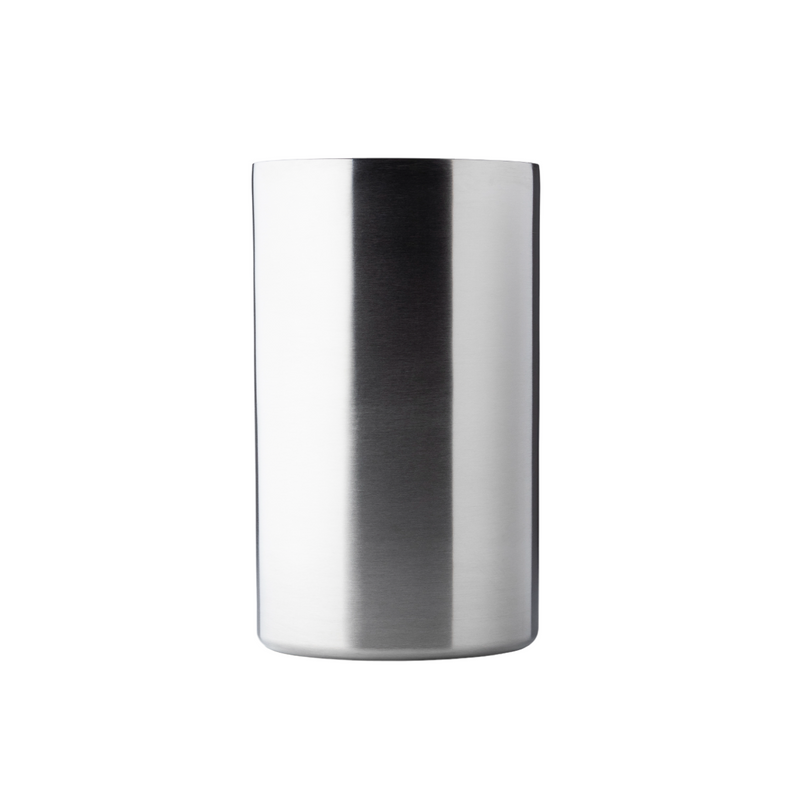 Taproom Double Walled Wine Cooler | Brushed Stainless Steel