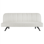 Burlington Boucle Sofa Bed | Ivory/Matte Black