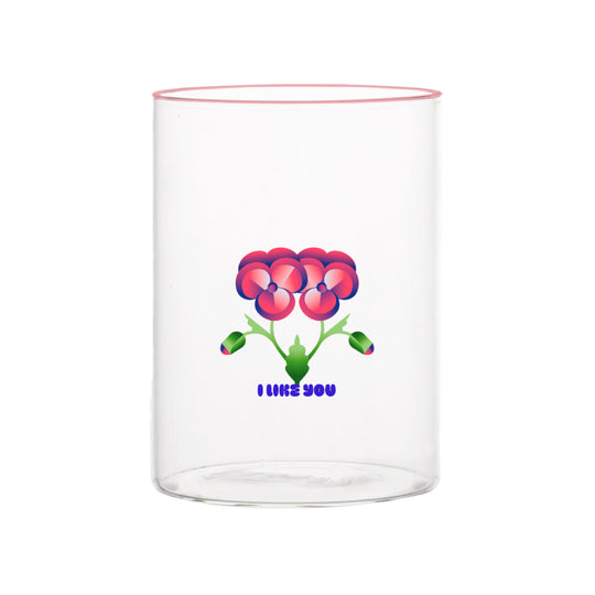 'I Like You' Drinking Glass | Living Collection