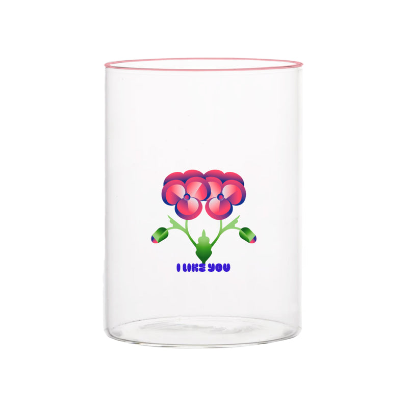'I Like You' Drinking Glass | Living Collection