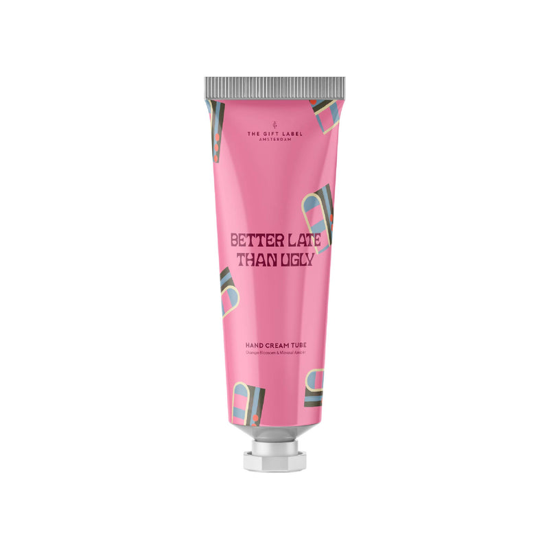 'Better Late Than Ugly' Hand Cream Tube | Orange Blossom & Mineral Amber | 50ml