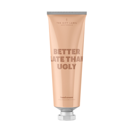 'Better Late Than Ugly' Hand Cream Tube | Studio Collection | 50ml
