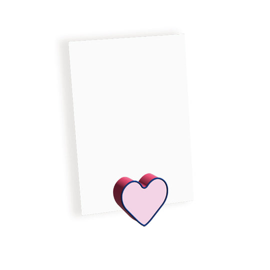 Ceramic 'Heart' Photo Holder | Living Collection
