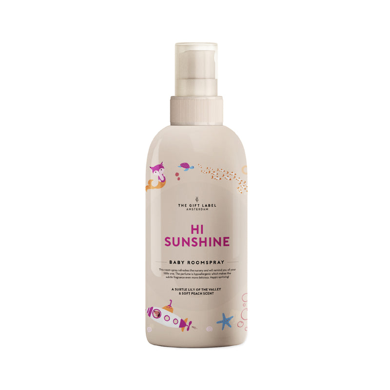 'Hi Sunshine' Baby Room Spray | Lily of the Valley & Soft Peach | 150ml