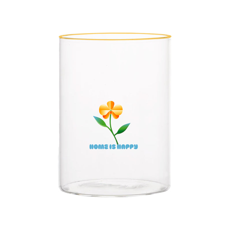 'Home Is Happy' Drinking Glass | Living Collection