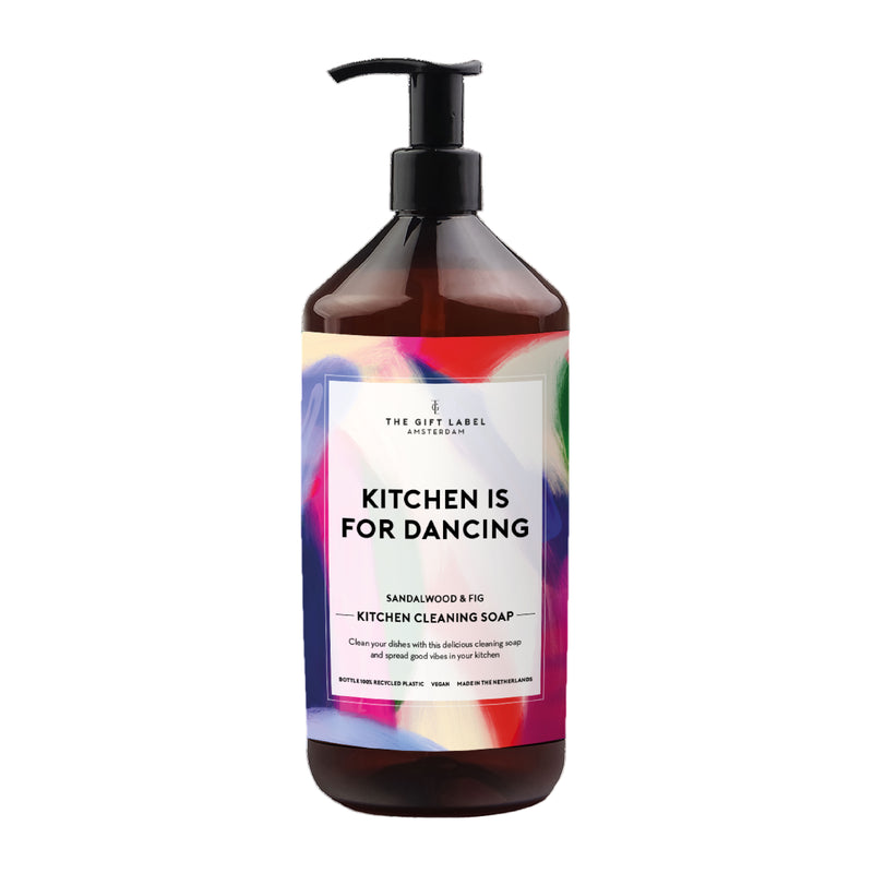 'Kitchen Is For Dancing' Kitchen Cleaning Soap | Sandalwood & Fig | 1000ml