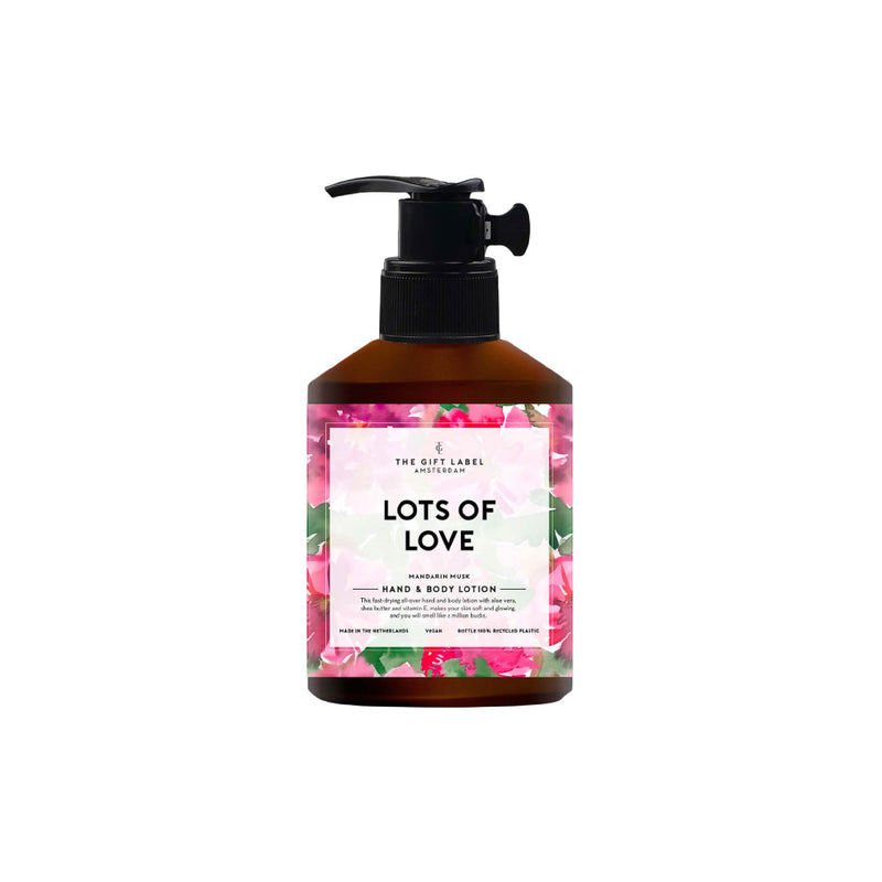 'Lots of Love' Hand & Body Lotion | Mandarin Musk | 250ml