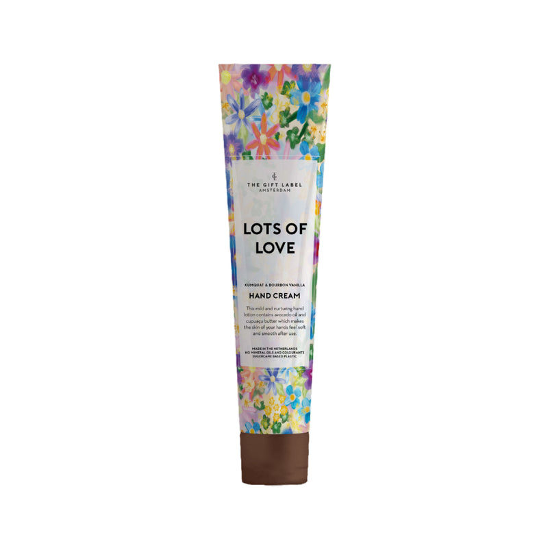 'Lots of Love' Hand Cream Tube | Kumquat & Bourbon Vanilla | 40ml
