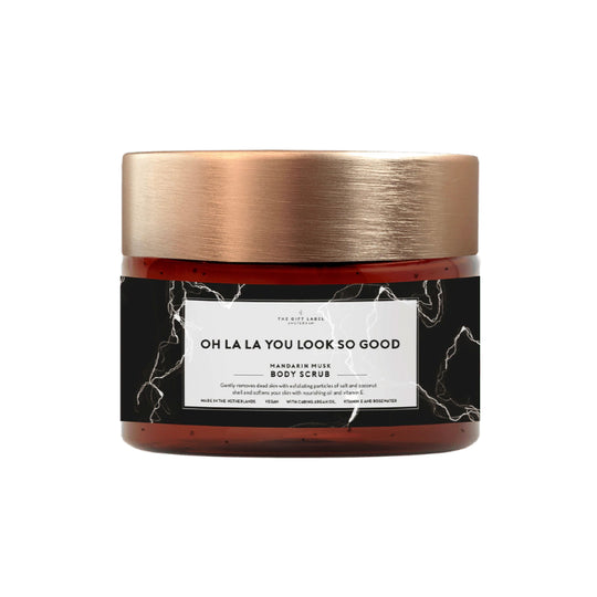 'Oh La La You Look So Good' Body Salt Scrub | Mandarin Musk | 400g