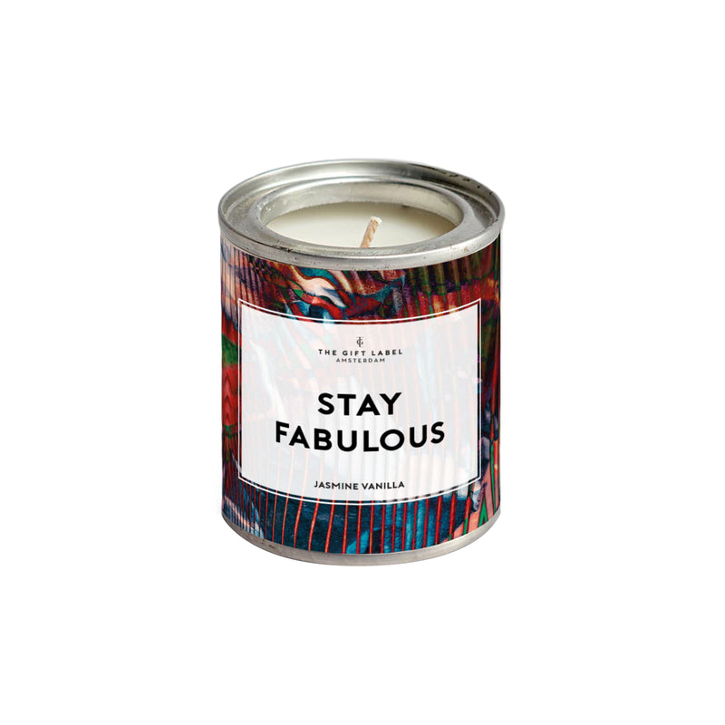 'Stay Fabulous' Candle Tin | Jasmine & Vanilla | 90g