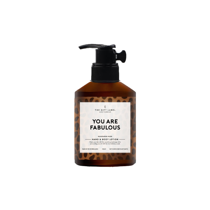 'You Are Fabulous' Hand & Body Lotion | Kumquat & Bourbon Vanilla | 200ml