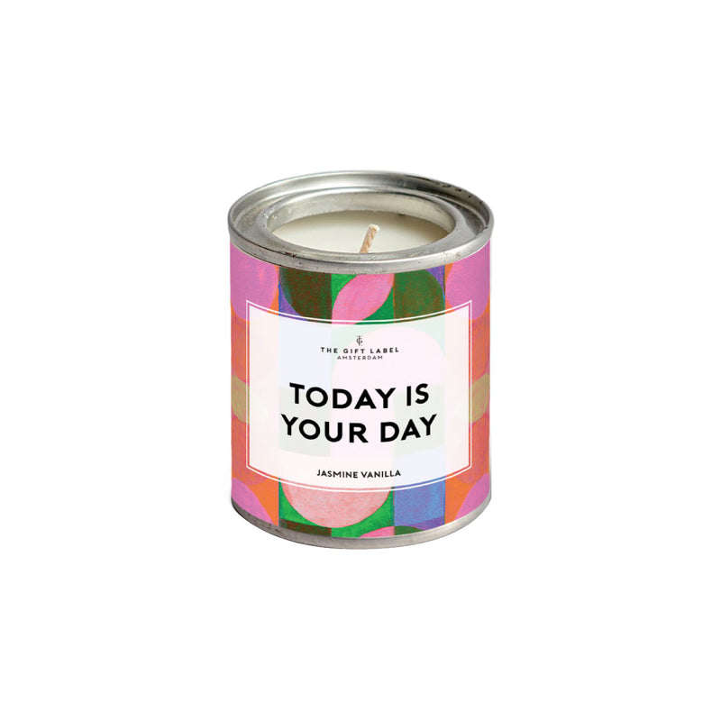 'Today Is Your Day' Candle Tin | Jasmine & Vanilla | 90g