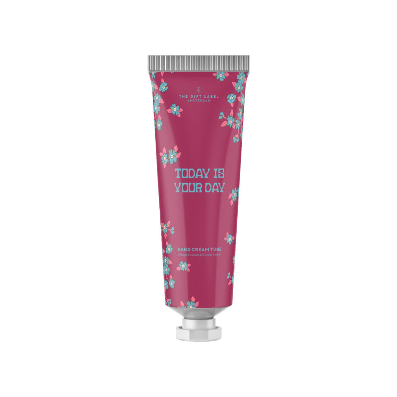 'Today is Your Day' Hand Cream Tube | Orange Blossom & Mineral Amber | 50ml