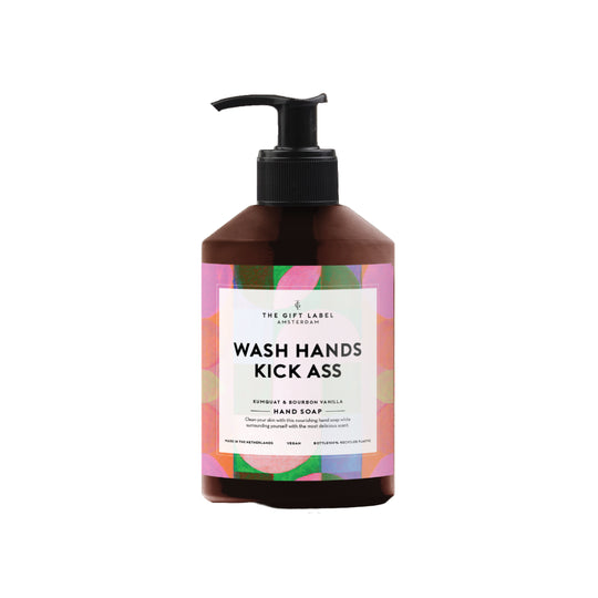 'Wash Hands Kicks Ass' Hand Soap | Kumquat & Bourbon Vanilla | 400ml