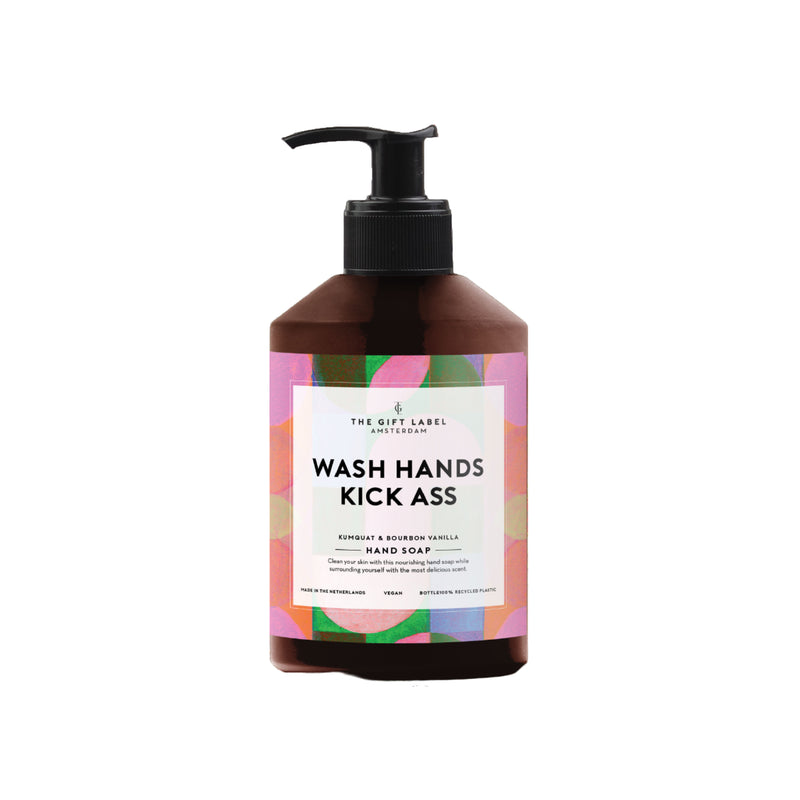 'Wash Hands Kicks Ass' Hand Soap | Kumquat & Bourbon Vanilla | 400ml