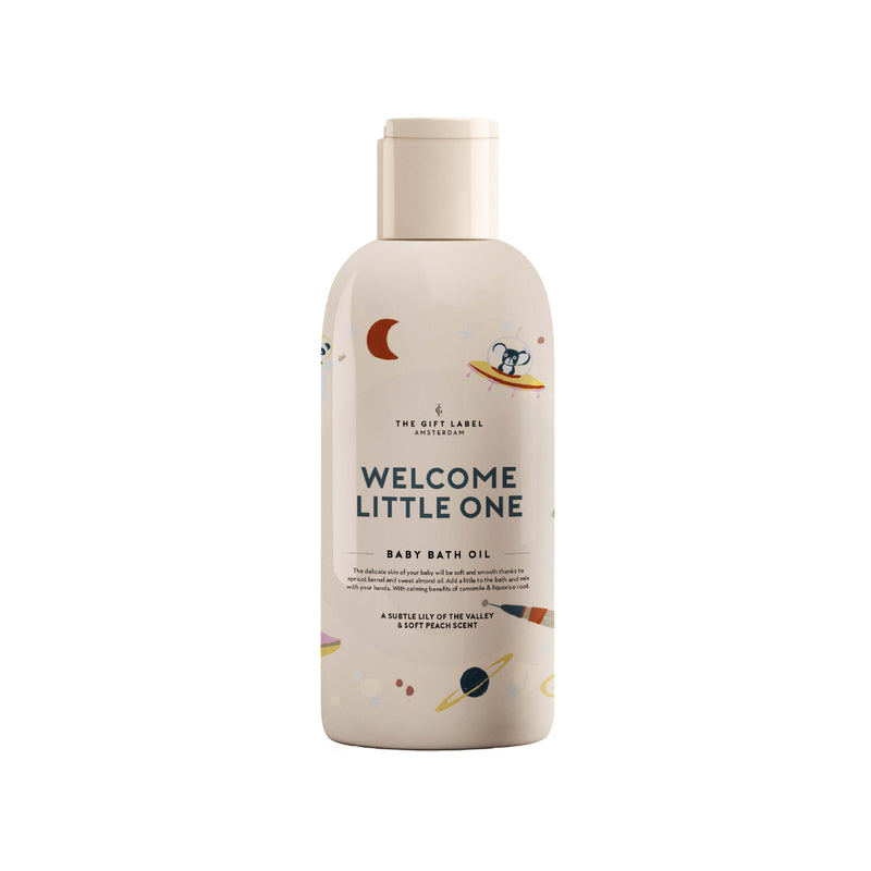 'Welcome Little One' Baby Bath Oil | Lily of the Valley & Soft Peach | 150ml