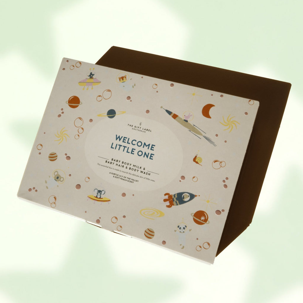 Buy The Gift Label 'Welcome Little One' Baby Gift Box | About Living