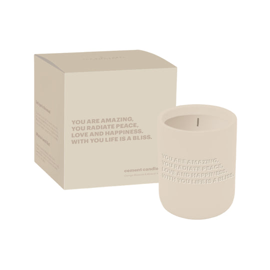'You Are Amazing' Cement Candle | Studio Collection |170g