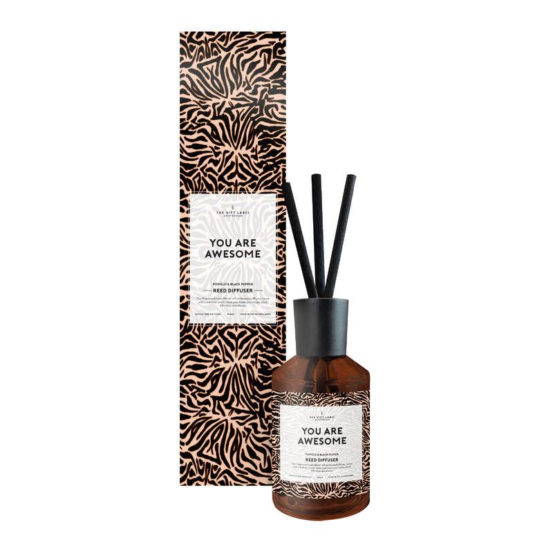 'You Are Awesome' Reed Diffuser | Pomelo & Black Pepper | 250ml