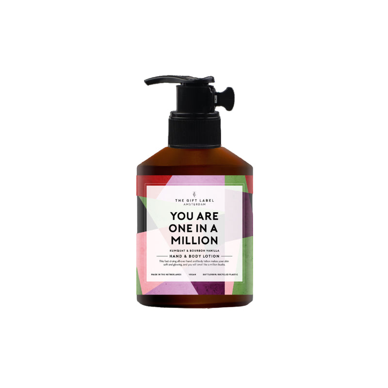 'You Are One In A Million' Hand & Body Lotion | Kumquat & Bourbon Vanilla | 200ml