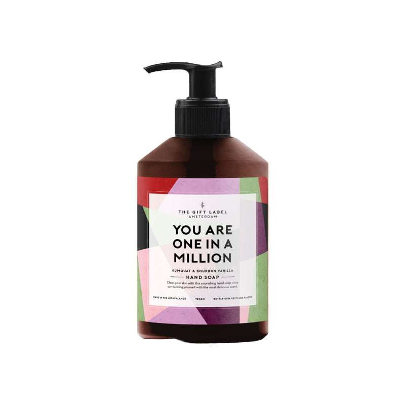 'You Are One In A Million' Hand Soap | Kumquat & Bourbon Vanilla | 400ml