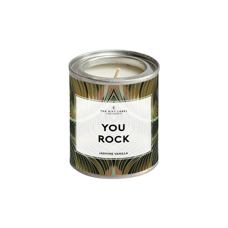 'You Rock' Candle Tin | Jasmine & Vanilla | 90g
