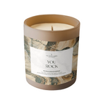 'You Rock' Glass Candle | Pomelo & Black Pepper | 225g