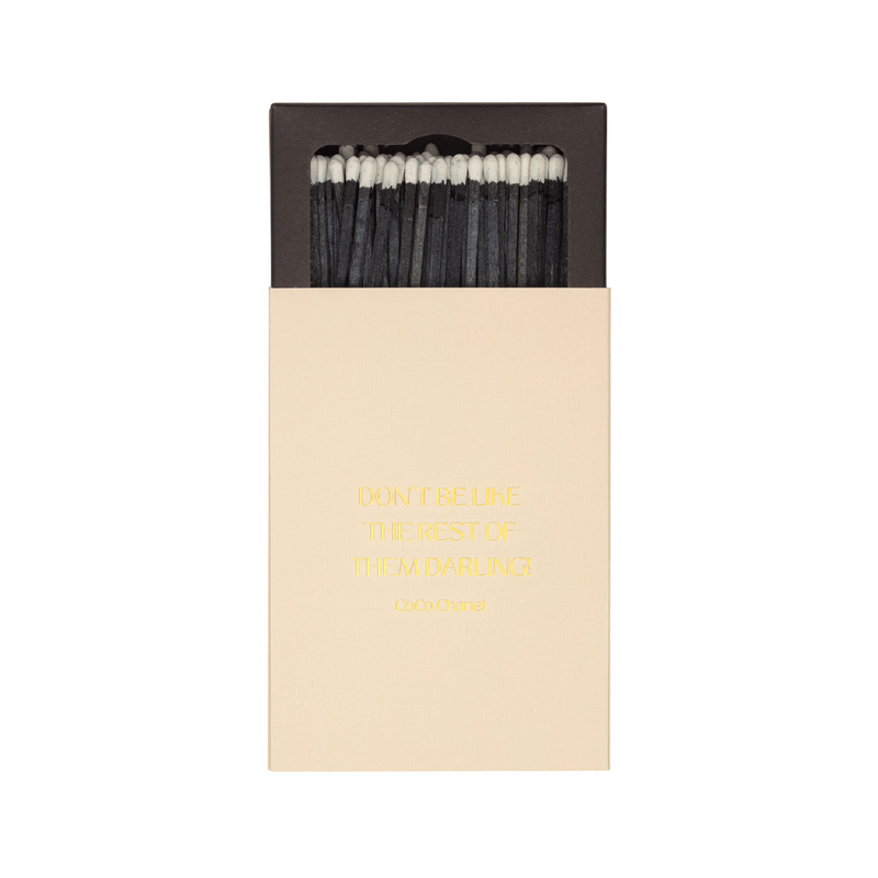 Luxury Coco Chanel Matchbox | 'Don't Be Like the Rest of Them...' | Long