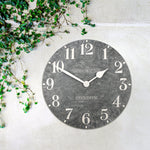 Arabic Outdoor Wall Clock | Cement | 20''