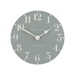 Arabic Wall Clock | Flax Blue | 12"