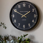 Baker + Brown Cambridge Wall Clock | Black