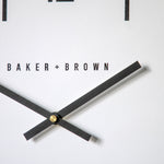 Baker + Brown Cambridge Wall Clock | Grey