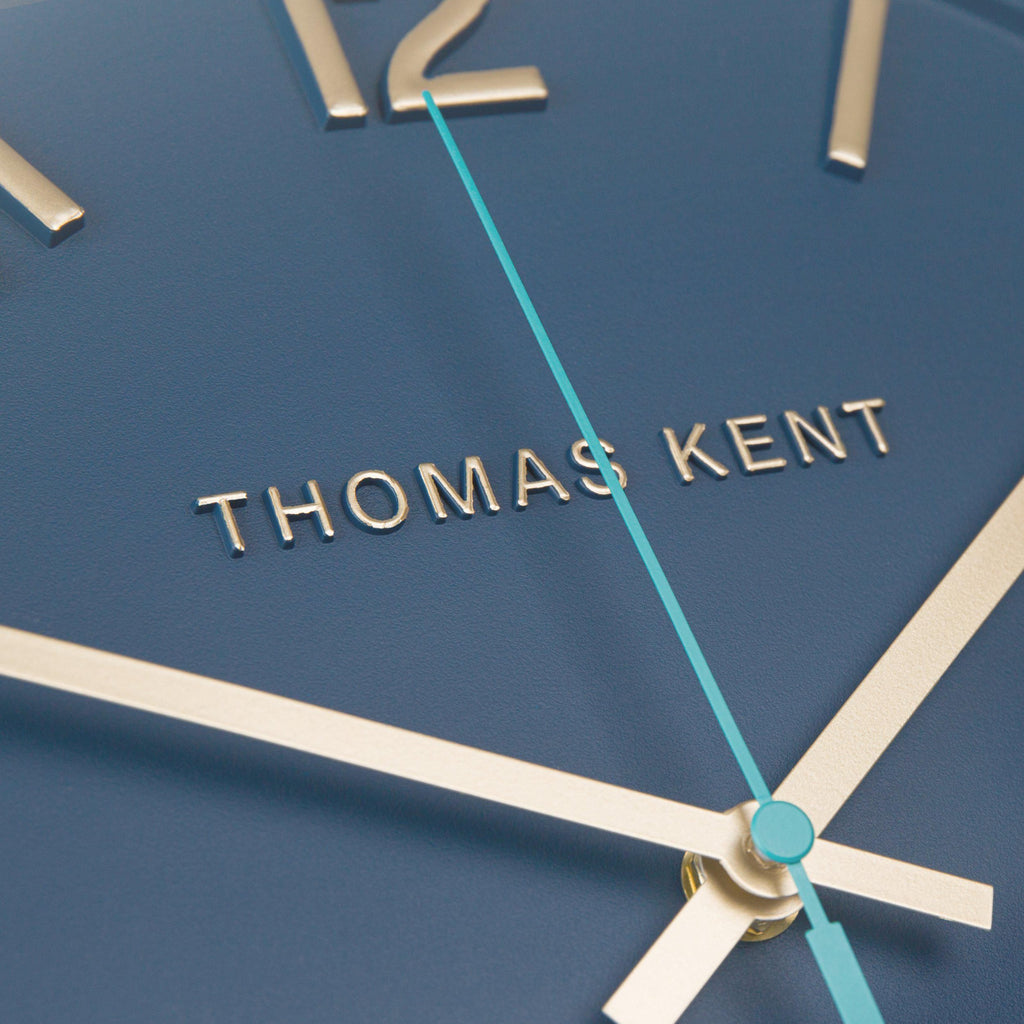 Thomas Kent | Tresco Wall Clock - Marine (14'') – About Living