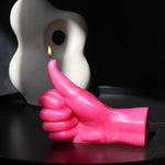 'Thumbs Up' Candle | Pink