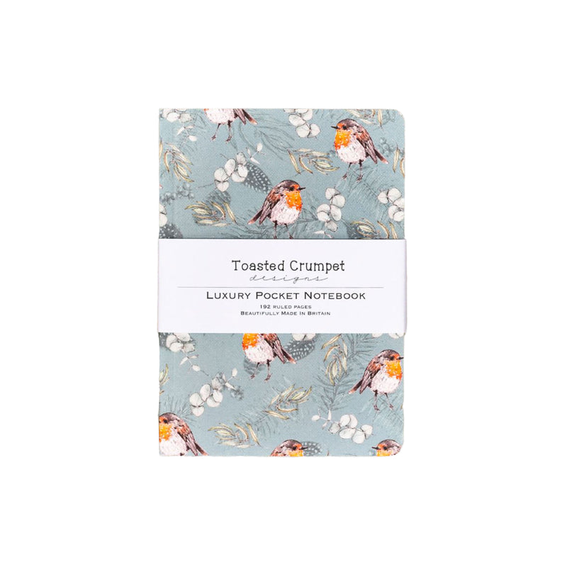 Robin & Eucalyptus Pocket Notebook | A6