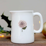Dahlia Mini Jug | White