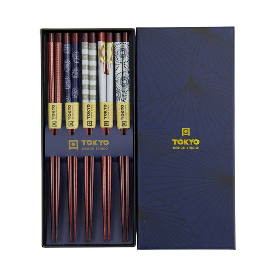 Abstract Chopstick Set | 5 Piece