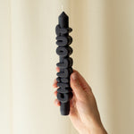 'Chill Out' Taper Candle | Black