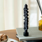 'Chill Out' Taper Candle | Black