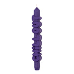 'Chill Out' Taper Candle | Indigo