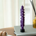 'Chill Out' Taper Candle | Indigo